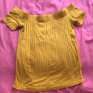 Mustard yellow top
